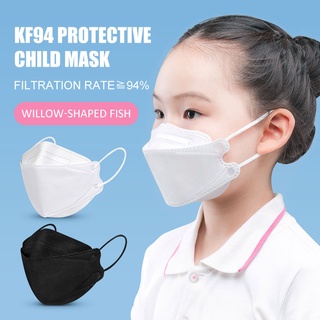 Bajo precio kf94 máscara cara niños 10pcs lindo 3D tridimensional máscara de pescado con 4 capas filtros para 4-12 años niños GOROS