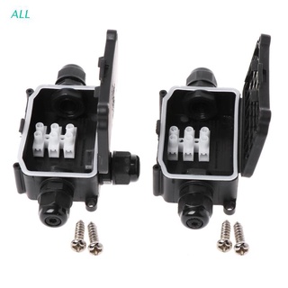 ALL 2/3Way IP66 Outdoor Waterproof Cable Connector Junction Box With Terminal 450V