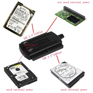 Fol 2.0 USB A IDE/SATA 2.5 " 3.5 " Disco Duro HDD Convertidor Cable Adaptador Nuevo (5)