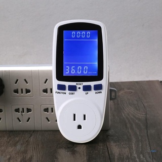 Haix Energy Power Meter Wattmeter Socket Electricity Usage Monitor LCD US Plug Home