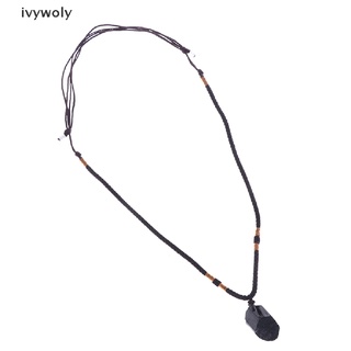 ivywoly collar de piedra turmalina negra natural cristal negro turmalina colgante mx (4)