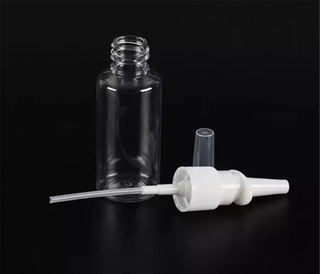 10ml 20ml 30ml vacío plástico Nasal Spray botellas bomba pulverizador niebla nariz Spray botella recargable (2)