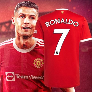 new # cr7 cristiano ronaldo manchester united f.c. jersey unisex fútbol jersey portugal fútbol suave camisetas moda regalos moda regalo