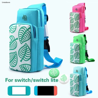UV Portable Leaf Pattern Game Console Storage Bag Shoulder Bag for Nintendo Switch