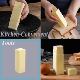 diseño creativo pequeño esparcidor de mantequilla herramienta de cocina hogar conveniente rotación de mantequilla caja de almacenamiento