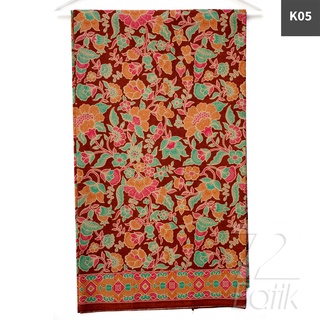 Premium BATIK materiales de tela algodón motivo KEMBANG Color verde naranja rojo 727369 Gorra 72 (3)