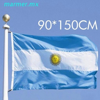 mar1 argentina bandera 3'x5' banner ojales resistentes a la decoloración calidad premium