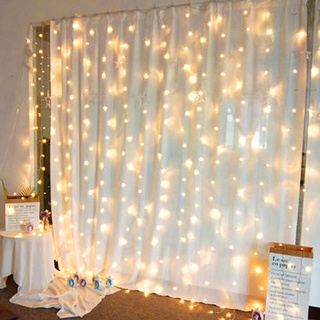 Luces decorativas LED de navidad Gypsophila/luces de fondo para bodas/luces románticas/cortinas de colores (9)