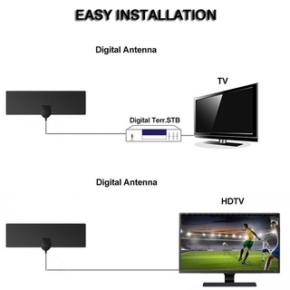 Antena de Tv Hd interior de Antena de 4k 1080p Antena de ventana Para canales del hogar soporte Todos Tv