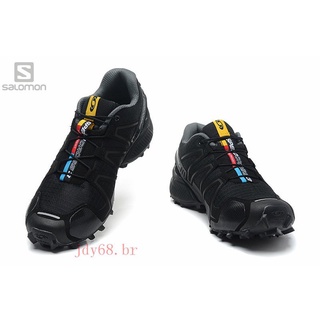 Promoção especial original Salomon Speedcross 1 calçado desportivo Sapatos de caminhada antideslizantes e resistentes ao desgaste Tênis de corrida da moda ao ar livre Absorção de choque e sapatos casuais respiráveis