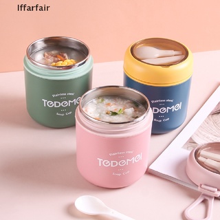 [Iffarfair] Mini Thermal Lunch Box Food Container Stainless Steel Cup Insulated Lunch Box .