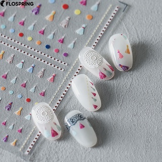 Flospring - adhesivo decorativo para uñas, diseño de uñas, diseño de uñas, larga duración para manicura