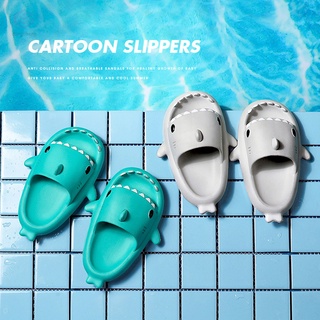 zapatillas de tiburón 3d antideslizante ducha baño zapatillas suave verano diapositiva sandalias para niñas y niños