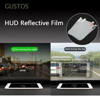 gustos alta calidad coche parabrisas pantalla pegatina teléfono gps head up pantalla película reflectante nuevo transparente auto accesorios claro hud proyector (1)