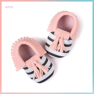 Zapatos De Moda Para Niños Con Borla Suela Suave Antideslizante Bebé (2)