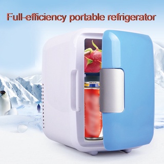 4L Montado En El Coche Mini Nevera Al Aire Libre Dormitorio Pequeño Refrigerador Casa De Doble Propósito Portátil