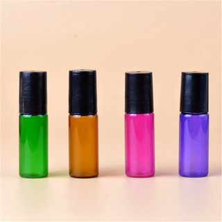 rollo de bola de rodillo colorido en botella de vidrio pequeño para perfume aceite esencial (3)
