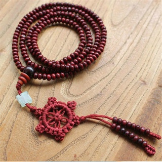 pulseras de madera con encanto buda mala rosario sándalo tibetano budista cuentas de oración pulseras (1)
