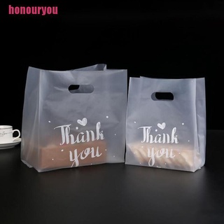 Honouryou@ 50 bolsas de plástico de agradecimiento bolsas de compras bolsas de regalo de boda (1)