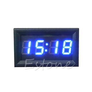 men.mx 12V/24V Car Motorcycle Accessory Dashboard Digital Clock LED Display NEW