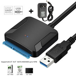 Cable Convertidor Adaptador USB 3.0 A SATA III Para Discos Duros SSD HDD De 2.5 "/3.5 " shbarbieHao