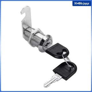 [JQQZ] 4 Packs Cabinet Lock, 1-1/8 Inch 30mmCam Locks Secure File Drawer Door Mailbox Tool Box Dresser RV Replacement Lock