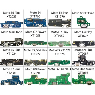 Flex centro puerto carga USB compatible Moto G3 G4 G5 G6 G7 G9 Play Power E4 E5 E6 E6S E7 Plus M One Macro