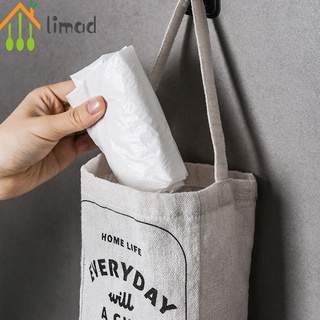 Limad bolsa titulares para bolsas de comestibles de montaje en pared bolsa organizador bolsa de basura dispensador de almacenamiento hogar cocina (6)