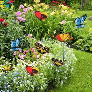50 Estacas De Mariposa Para Jardín/Patio/Decoración Al Aire Libre/WWOS
