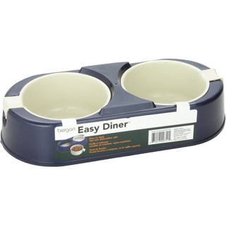 Comedero para mascota platos removibles gris | Easy Diner (1)
