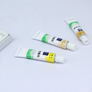 verd 12ml 12/24 colores profesional gouache tubos de pintura conjunto dibujar pintura pigmento arte suministros (8)