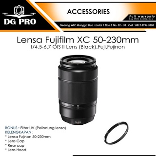 Fujifilm XC 50-230mm f/4.5-6.7 OIS II lente (negro), Fujinon