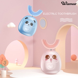 Wis U-shape Cartoon niños Sonic cepillo de dientes eléctrico automático para niños