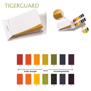 TIGERGUARD 1-14Fashion rango de prueba de PH probador de orina de papel analizadores alcalinos 1-14 papel prueba/Multicolor