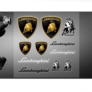 Calcomanías de alta calidad para ventana/calcomanías de vinilo para Lamborghini
