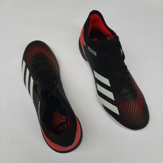 Adidas predator 20.3 IC negro rojo futsal zapatos