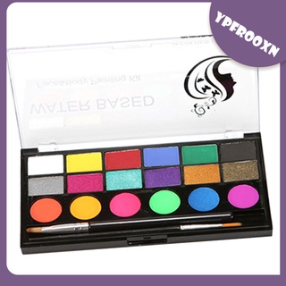 pintura corporal pintura cara paleta de 18 colores paleta de maquillaje para