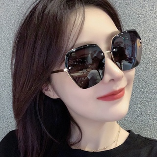 Gafas de sol mujer marea 2021 nueva versión coreana de gafas de sol polarizadas poligonales de cara redonda anti-ultravioleta cara delgada cara grande