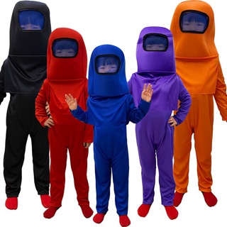 Entre nosotros disfraz de Cosplay astronauta niños disfraces de Halloween 3 piezas traje espacial