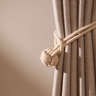 estilo simple moderno hecho a mano correa de cortina cortina hebilla de algodón cuerda colgante bola