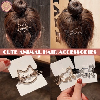 Hairpin Japanese Korean Style Hair Accessories Headdress Alloy Kitten Bangs clip