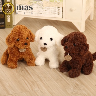 Cute Simulation Dog Plush Toy Stuffed Animal Puppy Doll Teddy Dog Doll for Kids and Annual Party Gift