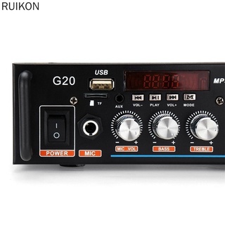600w hifi amplificador de sonido de cine en casa sistema de sonido control remoto subwoofer amplificador de audio digital