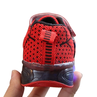 TY-Sneaker para niños LED zapatos de niños para primavera otoño Casual lindo rayas deportes (4)