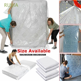 RUIJIA Universal Mattress Cover Waterproof Protective Case Dust Cover Home Supplies for Bed S/L Moving House Transparent Household Mattress Protector