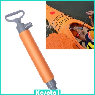 18\" ligero kayak bomba de achique de mano para canoa equipo de emergencia negro
