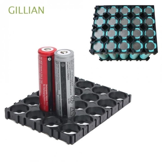 GILLIAN batería Pack celda de litio soporte de plástico baterías 20pcs soporte de batería cilíndrico caso de almacenamiento 18650/Multicolor