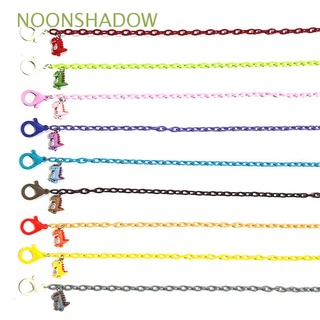 NOONSHADOW Portable protection Lanyard Hold Straps Dinosaur protection Chain protection Cord Holders Cute Candy Color Cartoon Student Acrylic Kid Accessories/Multicolor