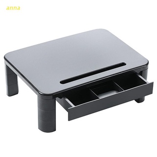 anna monitor stand riser con organizador ajustable soporte de escritorio para notebook, serie x
