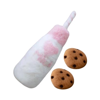 quella DIY Baby Wool Felt Milk Bottle+Cookies Decorations Newborn Photography Props Infant Photo Shooting Accessories Home Party Ornaments (6)